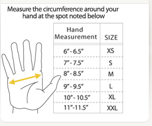 Hand Measurement Chart